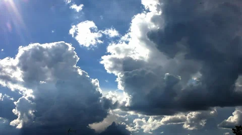 Moving clouds during daytime (HD Timelapse) | 02 库存影片 38038806