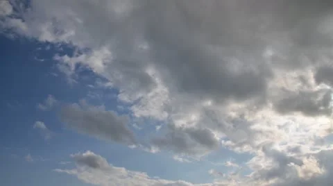 Moving clouds Stock Footage 18078616