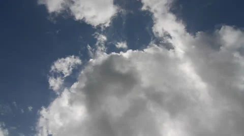 Moving clouds Stock Footage 25674995