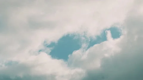 Moving clouds Stock Footage 130275038