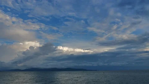 Moving clouds Stock Footage 133148419