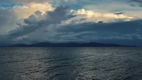 Moving clouds Stock Footage 133149817