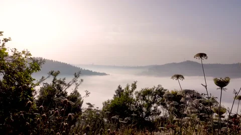 Moving clouds, heaven, top view, low clouds Stock-Footage 162373390