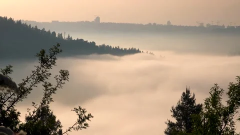 Moving clouds, heaven, top view, low clouds Stock-Footage 162373425