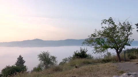 Moving clouds, heaven, top view, low clouds Stock-Footage 162374706