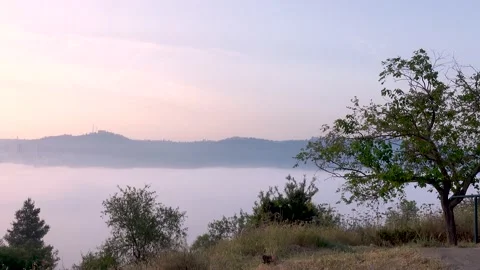 Moving clouds, heaven, top view, low clouds Stock-Footage 162374824