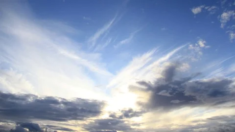 Moving clouds over the Andalucia Sky Stock-Footage 83880123