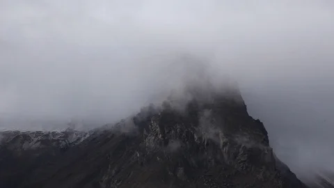 Moving Clouds over the Hunza and surrounding mountains Stock Footage 115577512