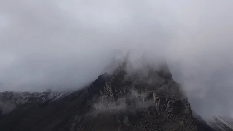 Moving Clouds over the Hunza and surrounding mountains Stock Footage 115577693