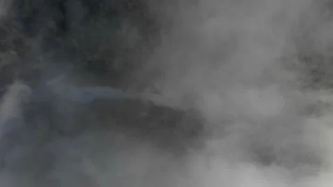 Moving clouds over observation tower on Radziejowa summit in Beskid Mountains Stock Footage 145341243