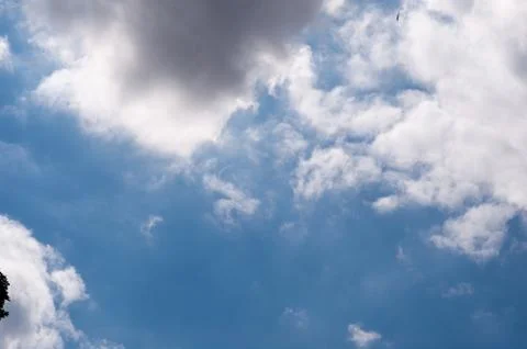 Moving clouds Foto stock