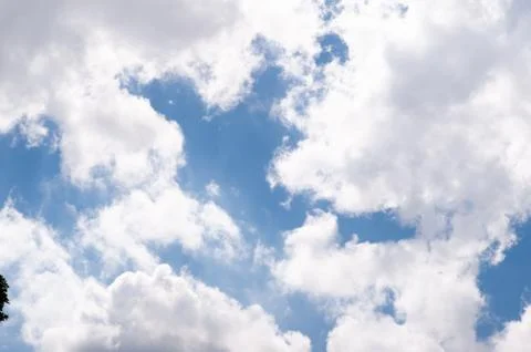 Moving clouds Stock Photos