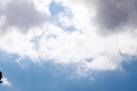Moving clouds Stock Photos