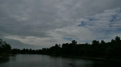 Before moving clouds before rain 스톡 동영상 55865709