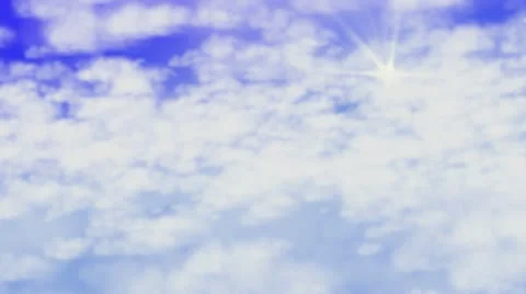 Moving clouds, seamless loop Stock Footage 22201298