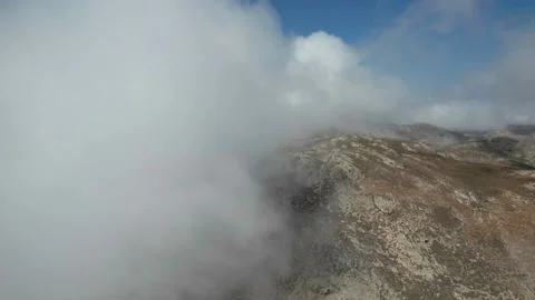 Moving Clouds Serifos Greece Stock Footage 221761530