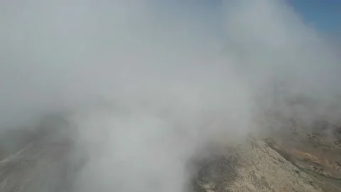 Moving Clouds Serifos Greece Stock Footage 221762037