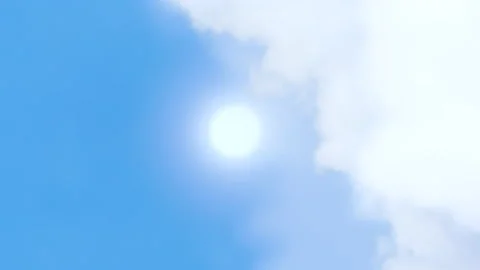 Moving of clouds in the sky that block out the sun in a rain storm Stock-Footage 238469998