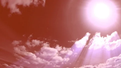 Moving clouds in sky Stock Footage 75036867