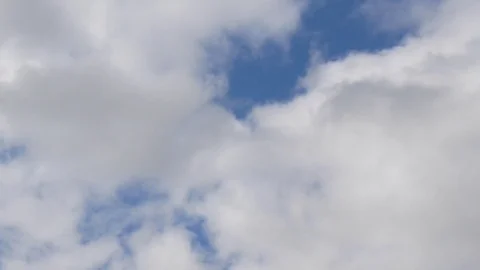 Moving clouds in sky Stock Footage 75036881