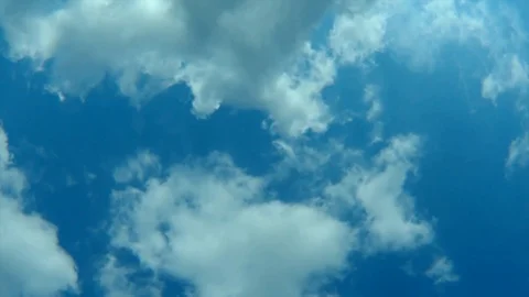 Moving clouds in the sky Stock Footage 90785956