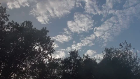 Moving Clouds in the Sky (Time Lapse) Stock Footage 77598699