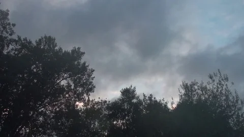 Moving Clouds in the Sky (Time Lapse) Stock Footage 77598721