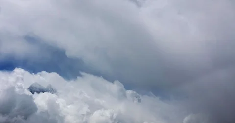Moving Clouds on Sky Timelapse 4K video Nature Background abstract Stock Footage 101236619