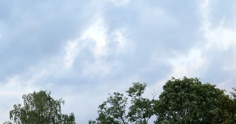 Moving clouds in the sky. the wind that blows the clouds Stock Footage 278903945