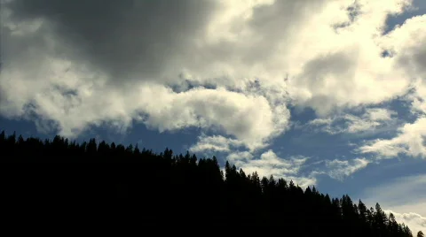 Moving Clouds Time Lapse Stock Footage 730704