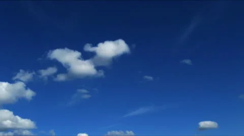Moving clouds time lapse Stock Footage 12736186