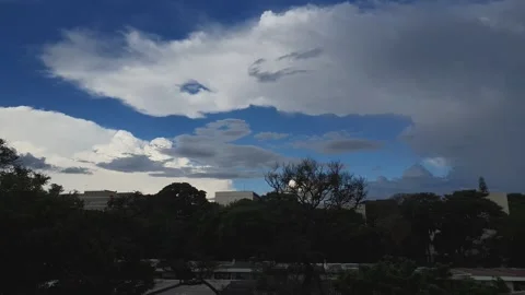 Moving clouds time lapse Stock Footage 299563058