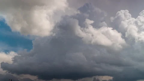 Moving Clouds Timelapse 02 Stock Footage 235860260
