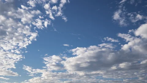 Moving Clouds Timelapse With Beautiful blue Sky. 4K video Video stock 100318741