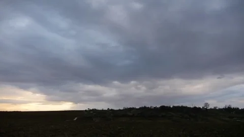 Moving clouds timelapse Video stock 71273789