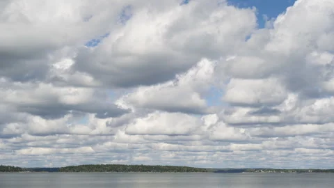 Moving clouds timelapse Stock Footage 303604911