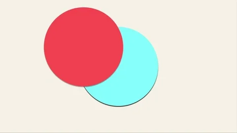 Moving Color Circles (Seamlessly Looping) Stock Footage 72408718