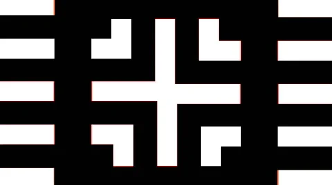 Moving colored bars 2 Video stock 60069997