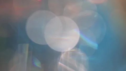 Moving colored bokeh from right to left Vidéo 318637127