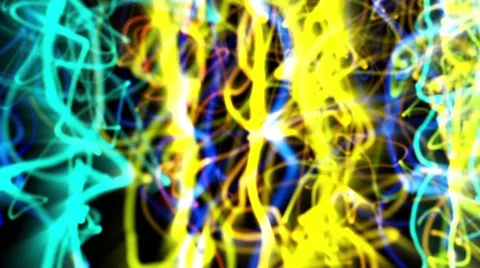 Moving Colored Lights Abstract Shapes Stock Footage 63305484