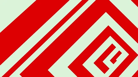 Moving colored stripes. Stock Footage 266283424