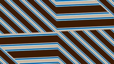 Moving colored stripes. Video stock 266438556