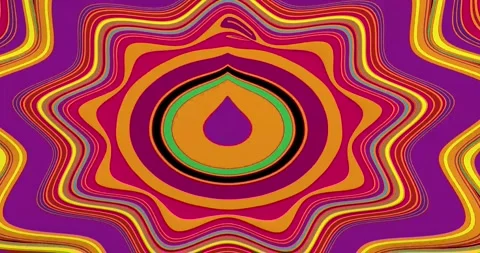 Moving colored stripes. Stock Footage 266549416
