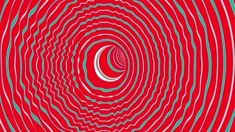 Moving colored stripes. Stock Footage 266550623
