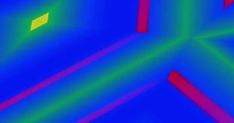 Moving colored stripes. Video stock 266571134