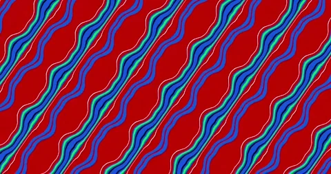 Moving colored stripes. Stock Footage 266575406
