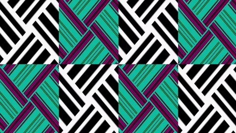 Moving colored stripes. Video stock 266650434