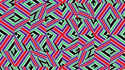 Moving colored stripes. Stock Footage 266726029