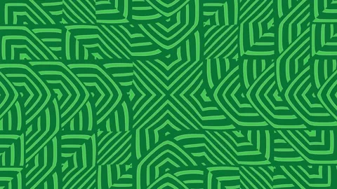 Moving colored stripes. Stock Footage 266727060