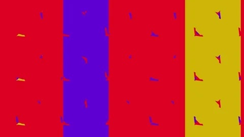 Moving colored stripes. Video stock 266935799